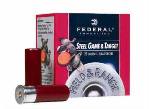 12 Gauge 25 Rounds Ammunition Federal Cartridge 2 3/4" 1 oz Steel #6